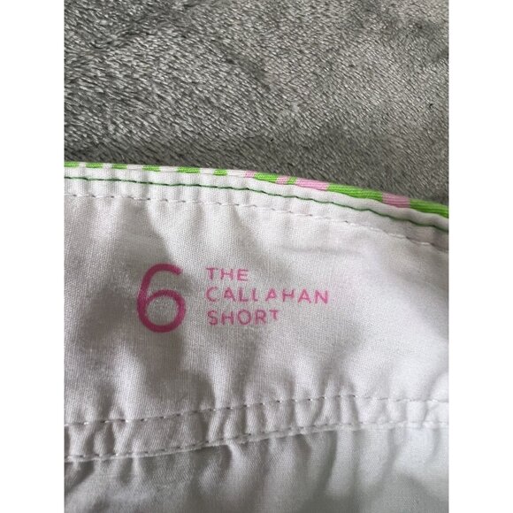 Lilly Pulitzer Shorts Women’s 6 Pink Green Cats Kitty Cat shorts Beach Summer - Picture 6 of 8